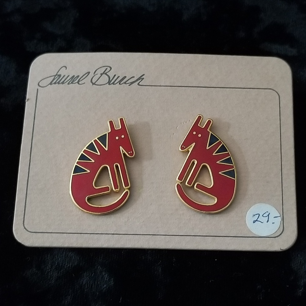 Vintage Laurel Burch Terra Earrings
